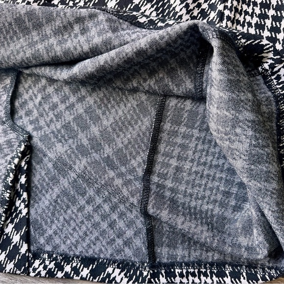 Susan Graver Straight & Pencil Skirt Womens 2XL Multi Stretch Houndstooth Vented - Picture 3 of 7